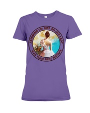 ASSUMING I'M JUST AN OLD LADY Premium Fit Ladies Tee tile