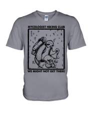 MYCOLOGIST HIKING CLUB V-Neck T-Shirt tile