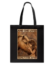 AND SHE LIVES HAPPILY EVER AFTER Tote Bag tile