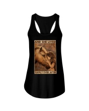 AND SHE LIVES HAPPILY EVER AFTER Ladies Flowy Tank tile