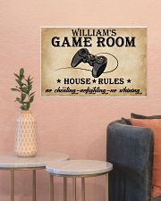 GAME ROOM - CUSTOM NAME 24x16 Poster poster-landscape-24x16-lifestyle-22