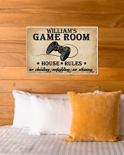 GAME ROOM - CUSTOM NAME 24x16 Poster poster-landscape-24x16-lifestyle-27