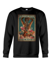 I'M BLUNT BECAUSE GOD ROLL ME THAT WAY Crewneck Sweatshirt tile