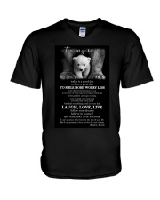 TO MY SON V-Neck T-Shirt tile