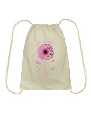 IN OCTOBER WE WEAR PINK Drawstring Bag tile