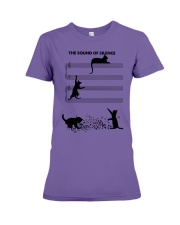 THE SOUND OF SILENCE Premium Fit Ladies Tee tile