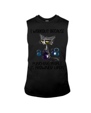 I WORKOUT BECAUSE PUNCHING PEOPLE IS FROWNED UPON Sleeveless Tee tile