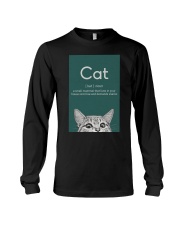 CAT - A SMALL MAMMAL THAT LIVES IN THE HOUSE Long Sleeve Tee tile