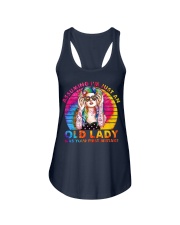 ASSUMING I'M THAT AN OLD LADY Ladies Flowy Tank tile