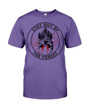STAY OUT OF THE FOREST Premium Fit Mens Tee tile