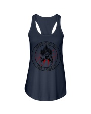 STAY OUT OF THE FOREST Ladies Flowy Tank tile
