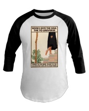 BOOKS GIVE THE SOUL Baseball Tee tile