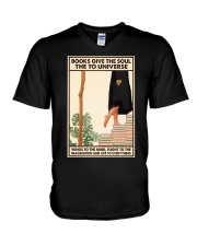 BOOKS GIVE THE SOUL V-Neck T-Shirt tile