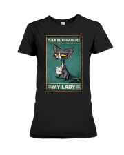 YOUR BUTT NAPKINS Premium Fit Ladies Tee tile