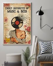 EASILY DISTRACTED BY MUSIC AND BEER 11x17 Poster lifestyle-poster-1