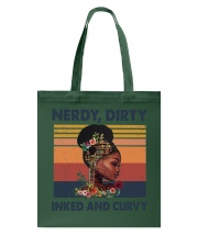 BOOK - AFRO GIRL - NERDY DIRTY Tote Bag tile