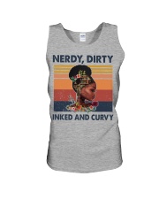 BOOK - AFRO GIRL - NERDY DIRTY Unisex Tank tile