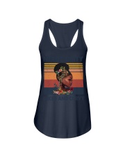 BOOK - AFRO GIRL - NERDY DIRTY Ladies Flowy Tank tile