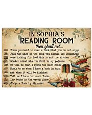 READING ROOM - CUSTOM NAME 24x16 Poster front