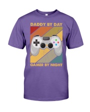 DADDY BY DAY GAMER BY NIGHT Premium Fit Mens Tee tile