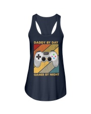 DADDY BY DAY GAMER BY NIGHT Ladies Flowy Tank tile