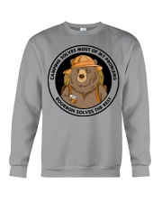 CAMPING SOLVES MOST OF MY PROBLEMS Crewneck Sweatshirt tile