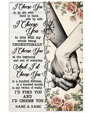 TATTOOED COUPLE - CUSTOM NAME 11x17 Poster front
