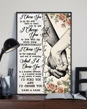 TATTOOED COUPLE - CUSTOM NAME 11x17 Poster lifestyle-poster-2