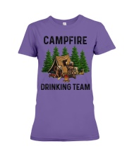 CAMPFIRE DRINKING TEAM Premium Fit Ladies Tee tile