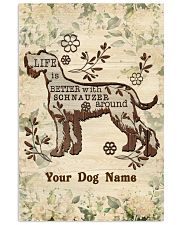 SCHNAUZER - CUSTOM NAME 11x17 Poster front
