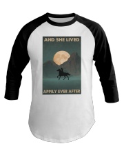 AND SHE LIVED HAPPILY EVER AFTER Baseball Tee tile