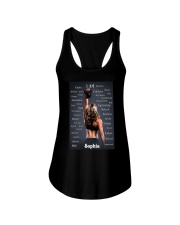 FITNESS - I AM - CUSTOM NAME Ladies Flowy Tank tile