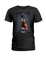FITNESS - I AM - CUSTOM NAME Ladies T-Shirt tile
