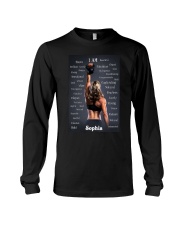 FITNESS - I AM - CUSTOM NAME Long Sleeve Tee tile