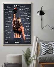 FITNESS - I AM - CUSTOM NAME 11x17 Poster lifestyle-poster-1