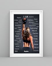 FITNESS - I AM - CUSTOM NAME 11x17 Poster lifestyle-poster-5