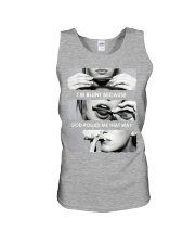 I'M BLUNT BECAUSE GOD ROLLED ME THAT WAY Unisex Tank tile