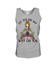EFF YOU SEE KEY WHY OH YOU Unisex Tank tile
