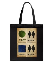 EASY - DIFFICULT - INTERMEDIATE - DIFFICULT Tote Bag tile
