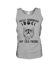 HELLO DARKNESS MY OLD FRIEND Unisex Tank tile