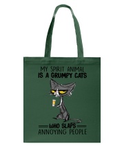 MY SPIRIT ANIMAL IS A GRUMPY CATS Tote Bag tile