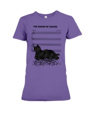 THE SOUND OF SILENCE Premium Fit Ladies Tee tile