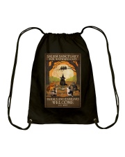 SALEM SANCTUARY FOR WAYWARD CATS Drawstring Bag tile