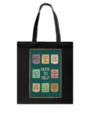 NOTE TO SELFT Tote Bag tile