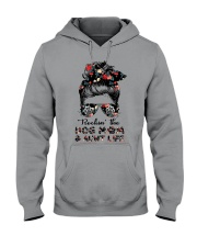 ROCKIN' THE DOG MOM AND AUNT LIFE Hooded Sweatshirt tile
