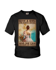 GIVE A GIRL THE RIGHT SHOES Youth T-Shirt tile