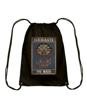 NAMASTE IN BED Drawstring Bag tile