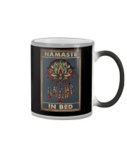 NAMASTE IN BED Color Changing Mug tile