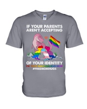 IF YOUR PARENTS AREN'T ACCEPTING V-Neck T-Shirt tile