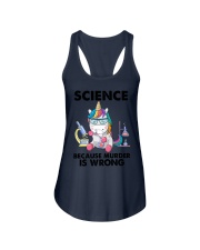 SCIENCE BECAUSE MURDER IS WRONG Ladies Flowy Tank tile